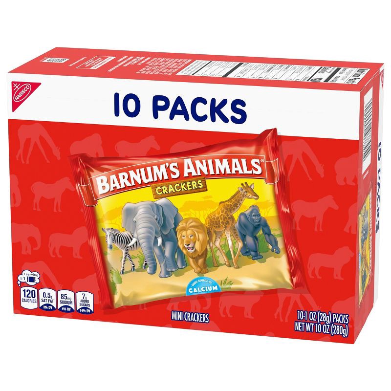slide 9 of 14, Barnum's Animals Original Crackers Multipack - 10oz/10ct, 10 ct; 10 oz
