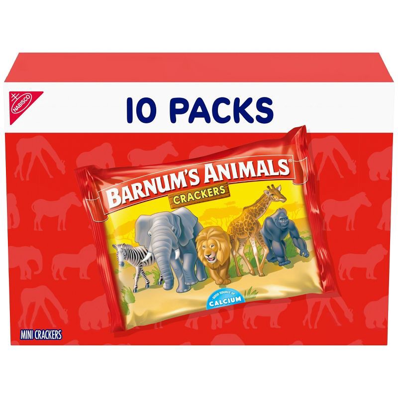 slide 1 of 14, Barnum's Animals Original Crackers Multipack - 10oz/10ct, 10 ct; 10 oz