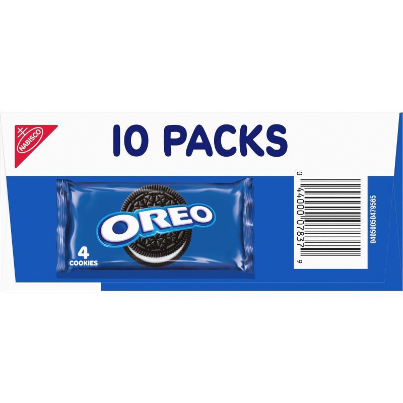 slide 13 of 14, Oreo Chocolate Sandwich Cookies Snack Pack - 15.9oz/10ct, 15.9 oz, 10 ct