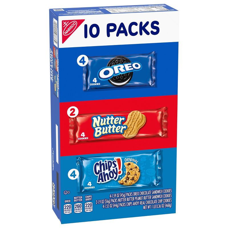 slide 8 of 14, NABISCO Cookie Variety Pack -16.36oz/10ct, 16.36 oz, 10 ct