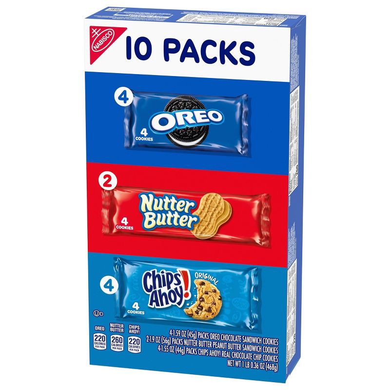 slide 9 of 14, NABISCO Cookie Variety Pack -16.36oz/10ct, 16.36 oz, 10 ct