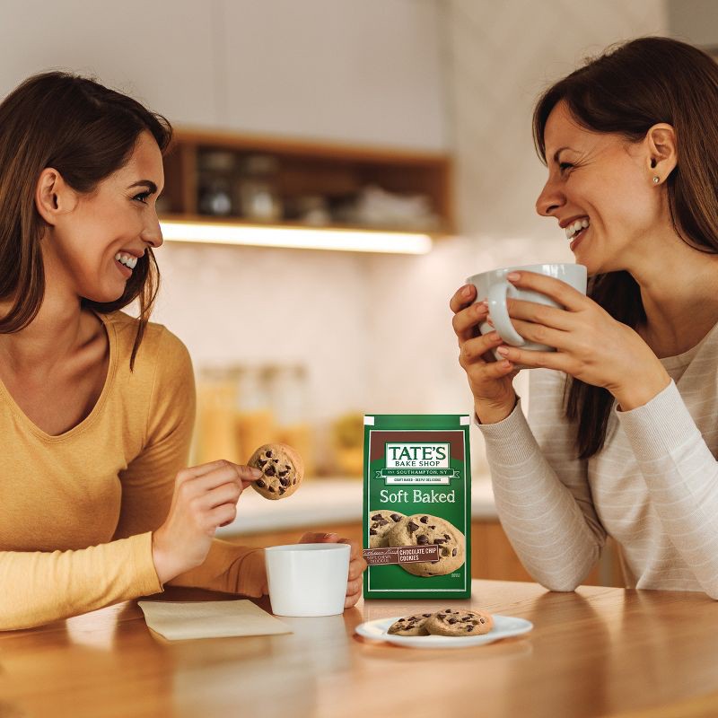 slide 5 of 13, Tate's Bake Shop Soft Baked Cookies Chocolate Chip - 8oz, 8 oz