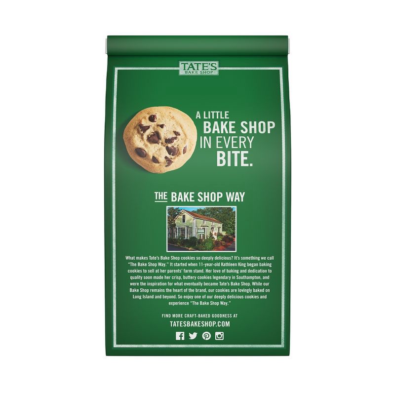 slide 2 of 13, Tate's Bake Shop Soft Baked Cookies Chocolate Chip - 8oz, 8 oz