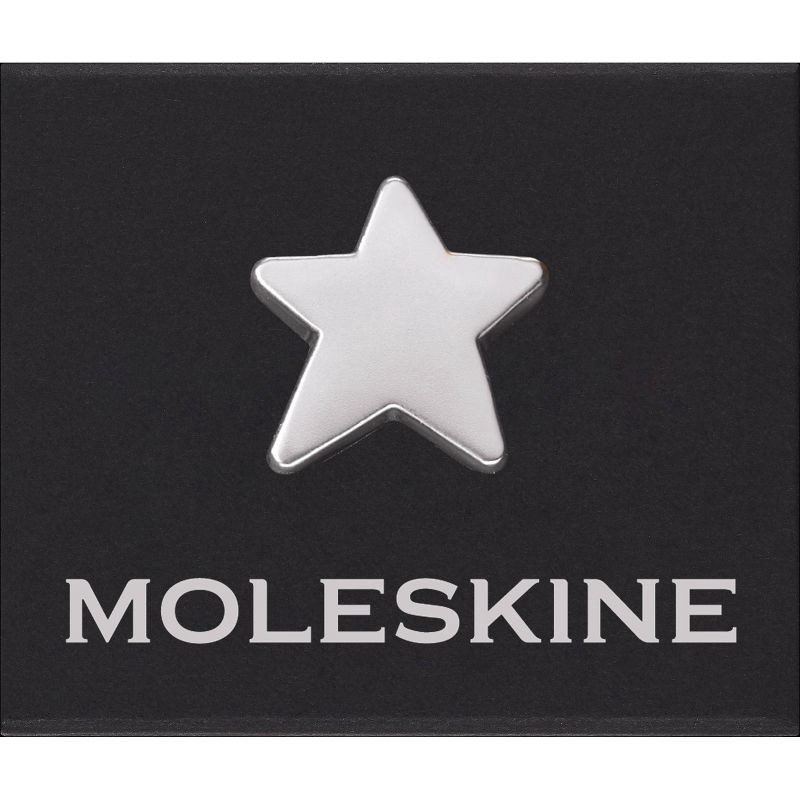 slide 3 of 3, Moleskine Star Pin Silver, 1 ct