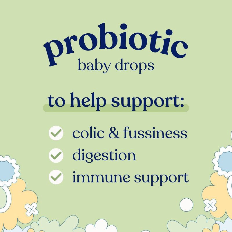 slide 5 of 9, Kendamil Baby Probiotic Drops - 0.25 fl oz, 0.25 fl oz