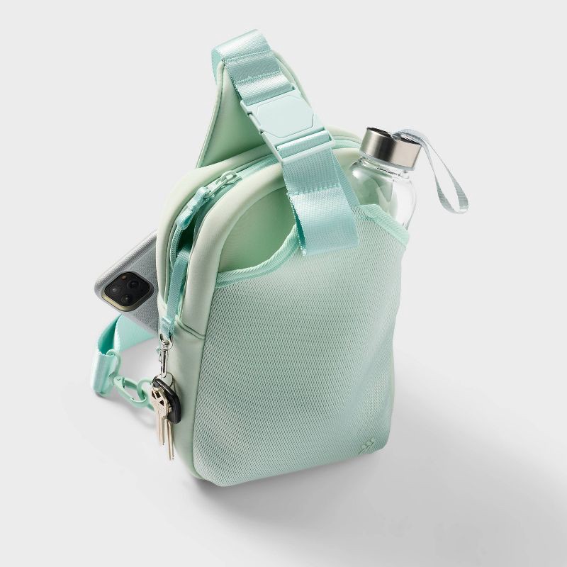 slide 3 of 4, Water Bottle Crossbody Bag - All In Motion™ Mint: Adjustable Strap Purse, 1 ct