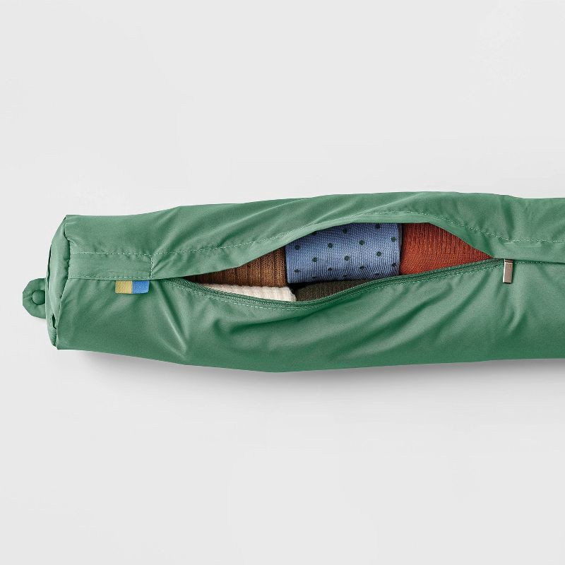 slide 3 of 5, Packing Cube with Neck Pillow - Open Story™ Green: Travel Luggage Accessory, 1 ct