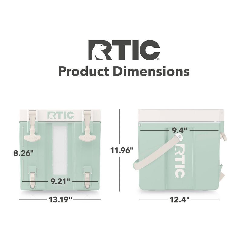slide 5 of 8, RTIC Outdoors 3 Gallon Halftime Cooler Beverage Dispenser - Sage Green: Hard-Sided Polypropylene, 3 gal
