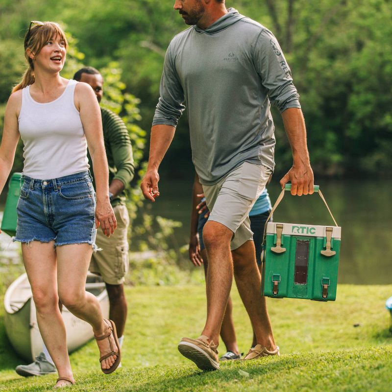 slide 8 of 8, RTIC Outdoors 3 Gallon Halftime Cooler Beverage Dispenser - Sage Green: Hard-Sided Polypropylene, 3 gal