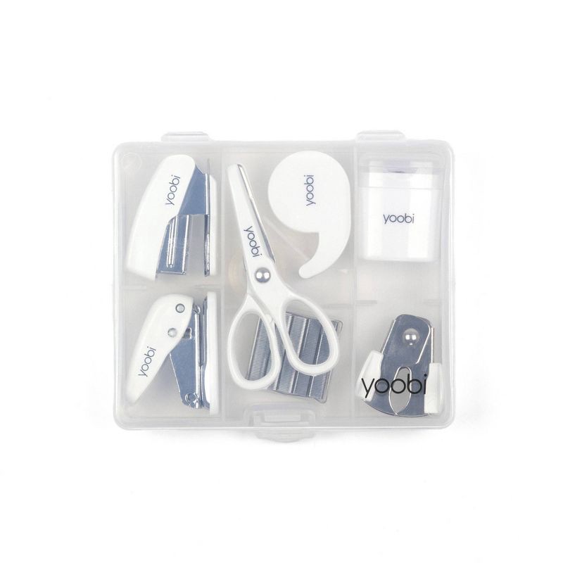 slide 1 of 8, Yoobi Evolve 8pc Mini Supply Kit White, 8 ct