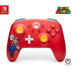 PowerA Core Wireless Controller for Nintendo Switch Mario Joy: Ergonomic Bluetooth Controller