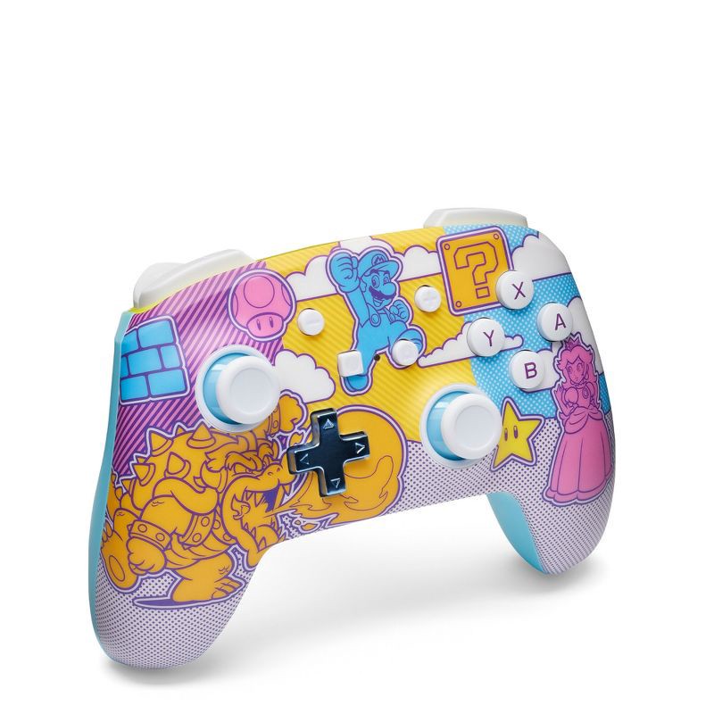 slide 2 of 9, PowerA Enhanced Wireless Controller for Nintendo Switch Mushroom Kingdom Pop Art, 1 ct