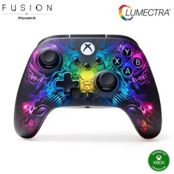 PowerA Fusion Pro Lumectra Wireless Controller for Xbox Series X/S: Ergonomic, USB Connection