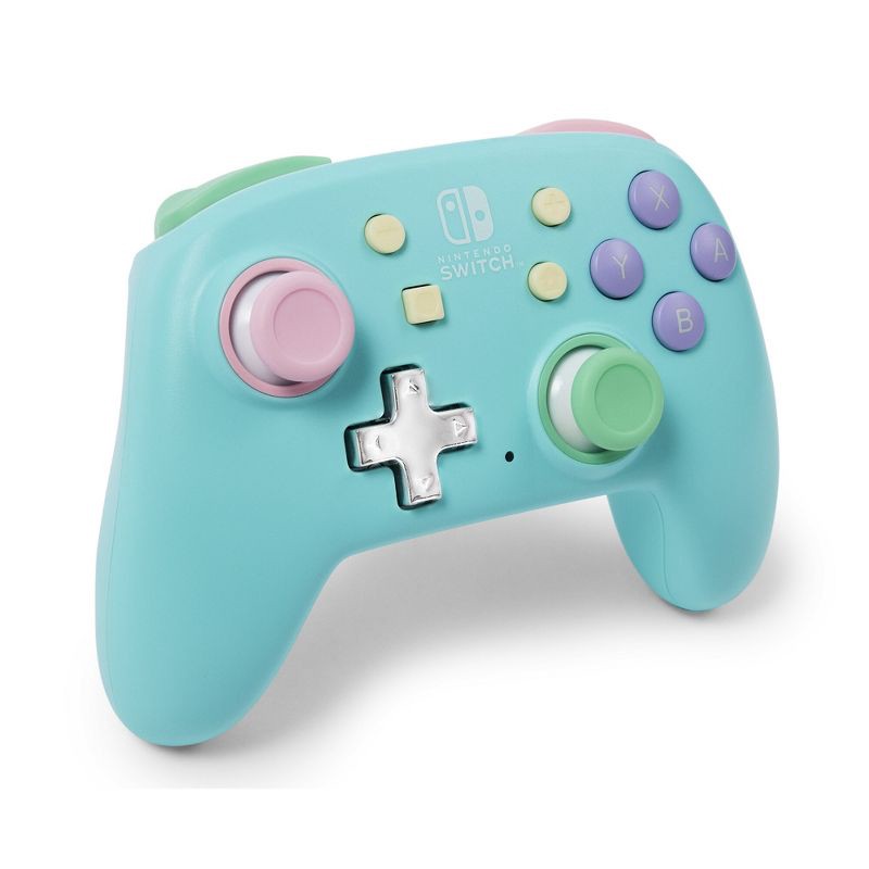 slide 2 of 12, PowerA Nintendo Switch Enhanced Wireless Controller Spring Dream: USB Compatible, 1 ct