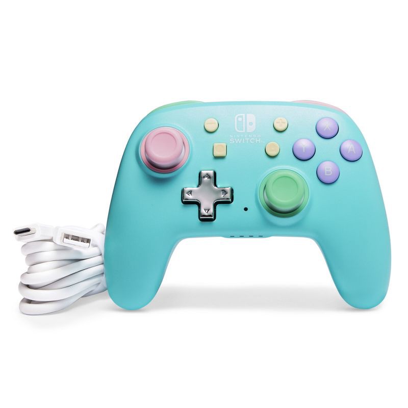 slide 9 of 12, PowerA Nintendo Switch Enhanced Wireless Controller Spring Dream: USB Compatible, 1 ct