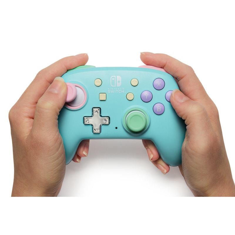 slide 10 of 12, PowerA Nintendo Switch Enhanced Wireless Controller Spring Dream: USB Compatible, 1 ct