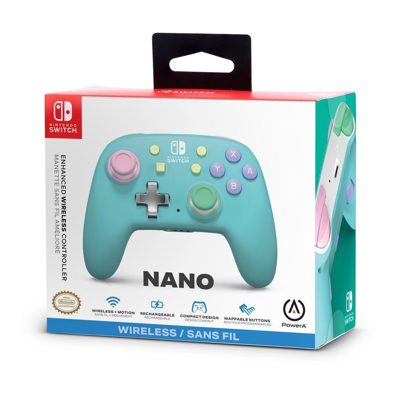 slide 11 of 12, PowerA Nintendo Switch Enhanced Wireless Controller Spring Dream: USB Compatible, 1 ct