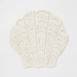 24"x24" Seashell Shaped Bath Rug - Threshold™