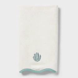 Coastal Hand Towel Scallop Edging Cream - Threshold™