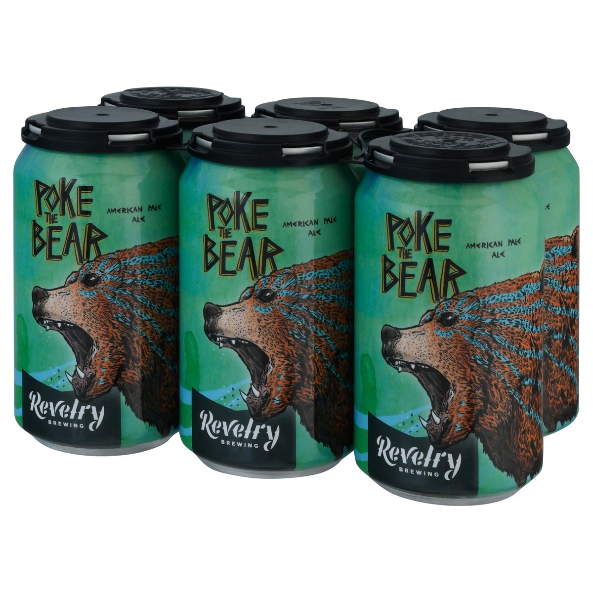slide 7 of 11, Revelry Brewing American Pale Ale Poke the Bear Revelry Brewing 6 - 12 fl oz Cans, 72 oz