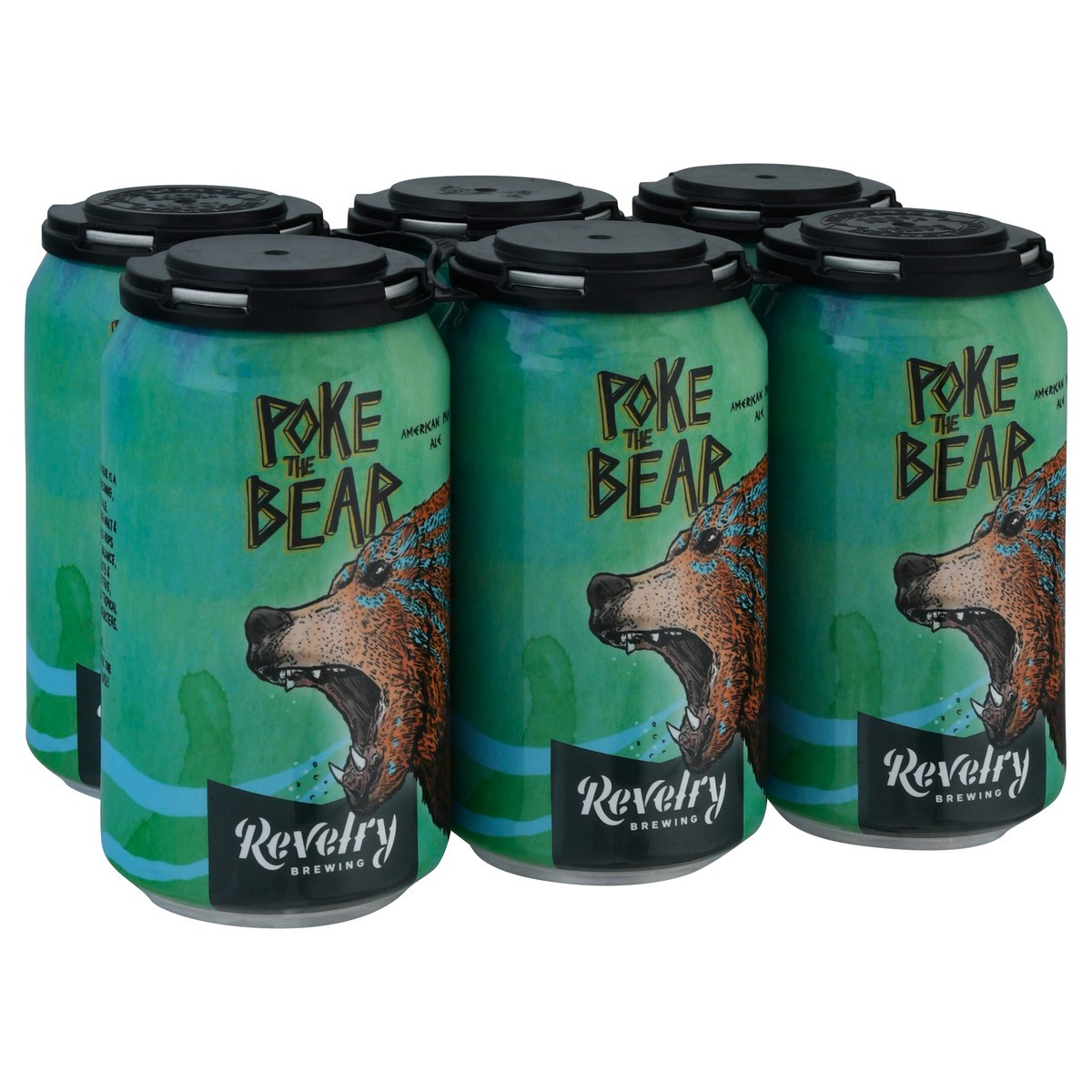 slide 6 of 11, Revelry Brewing American Pale Ale Poke the Bear Revelry Brewing 6 - 12 fl oz Cans, 72 oz