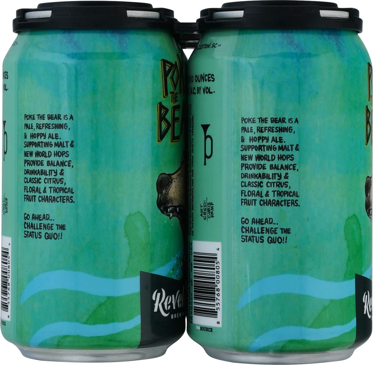 slide 8 of 11, Revelry Brewing American Pale Ale Poke the Bear Revelry Brewing 6 - 12 fl oz Cans, 72 oz