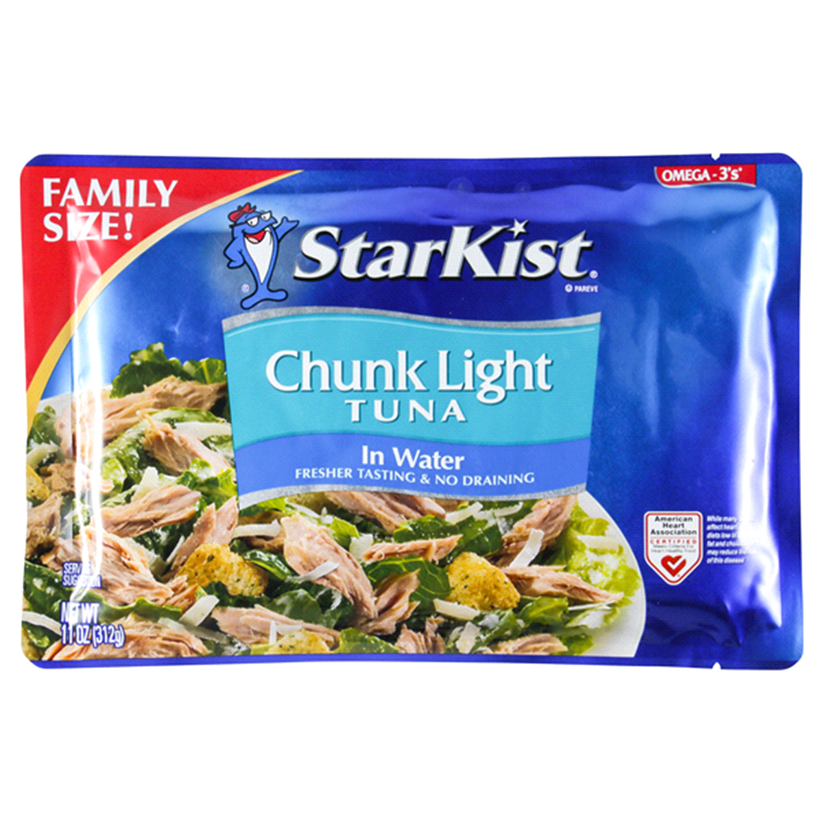 slide 1 of 5, StarKist Chunk Light Tuna in Water Pouch, 11 oz