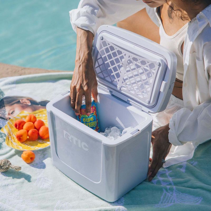 slide 7 of 9, RTIC Outdoors 8qt Road Trip Personal Cooler - Lilac Purple: Hard-Sided, 12-Can Capacity, 8 qt