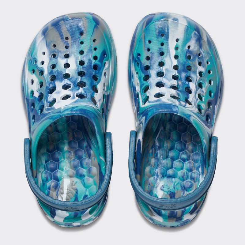 slide 5 of 6, Joybees Toddler Harper Slip-On Clogs - Blue 12-13T: Non-Marking Sole, Closed Round Toe, 1 ct