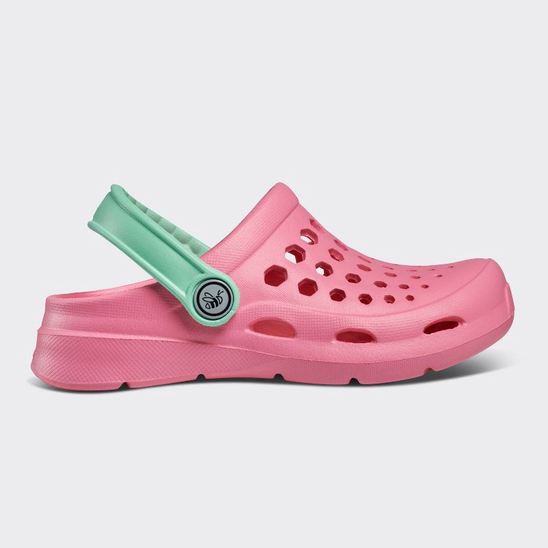 slide 2 of 6, Joybees Toddler Harper Slip-On Clogs - Pink 4-5T: Non-Marking Sole, Closed Round Toe, 1 ct