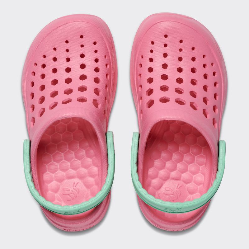 slide 5 of 6, Joybees Toddler Harper Slip-On Clogs - Pink 8-9T: Non-Marking Sole, Closed Round Toe, 1 ct