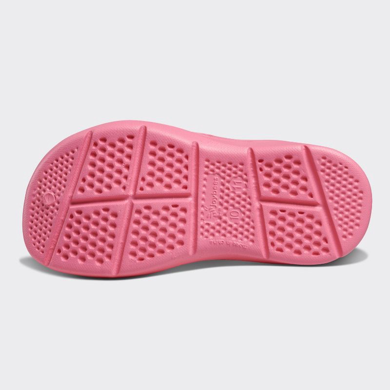 slide 6 of 6, Joybees Toddler Harper Slip-On Clogs - Pink 8-9T: Non-Marking Sole, Closed Round Toe, 1 ct