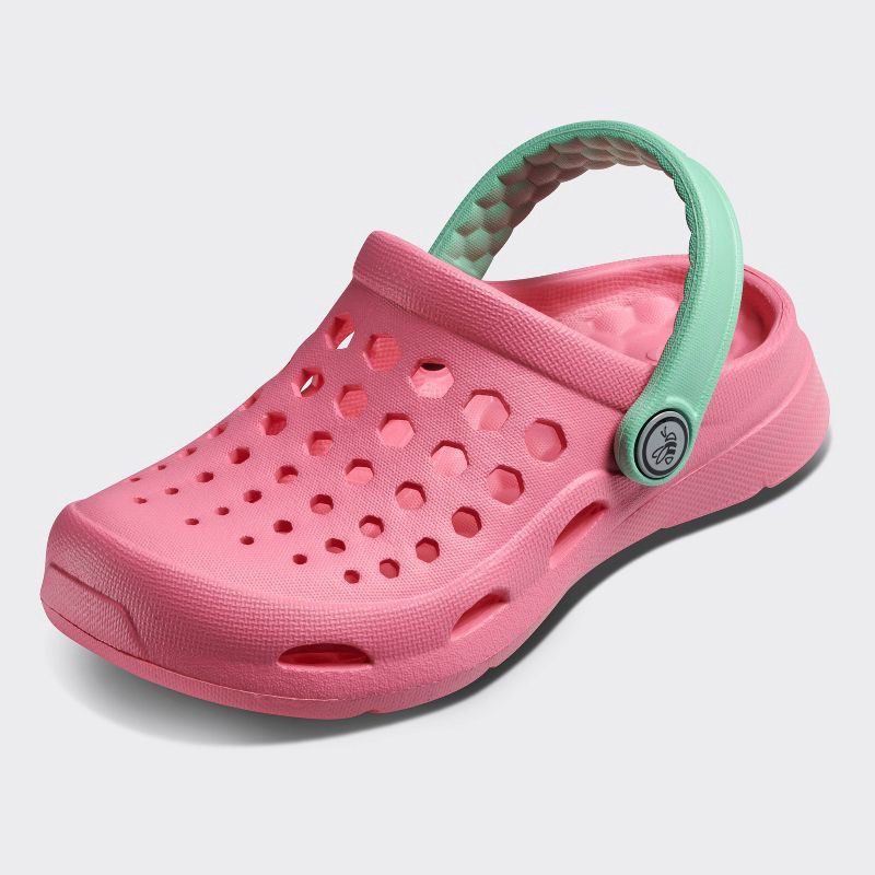 slide 4 of 6, Joybees Toddler Harper Slip-On Clogs - Pink 12-13T: Non-Marking Sole, Closed Round Toe, 1 ct