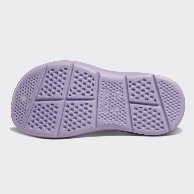 slide 6 of 6, Joybees Kids' Dylan Slip-On Clogs - Sky Blue/Lilac Purple 3: Non-Marking Sole, Closed Round Toe, Medium Width, 1 ct