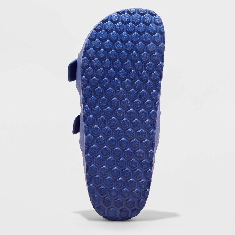 slide 4 of 4, Kids' Noa Blown EVA Footbed Sandals - Cat & Jack™ Noa Blue 5: Slip-On, Contoured Footbed, Open Toe, 1 ct