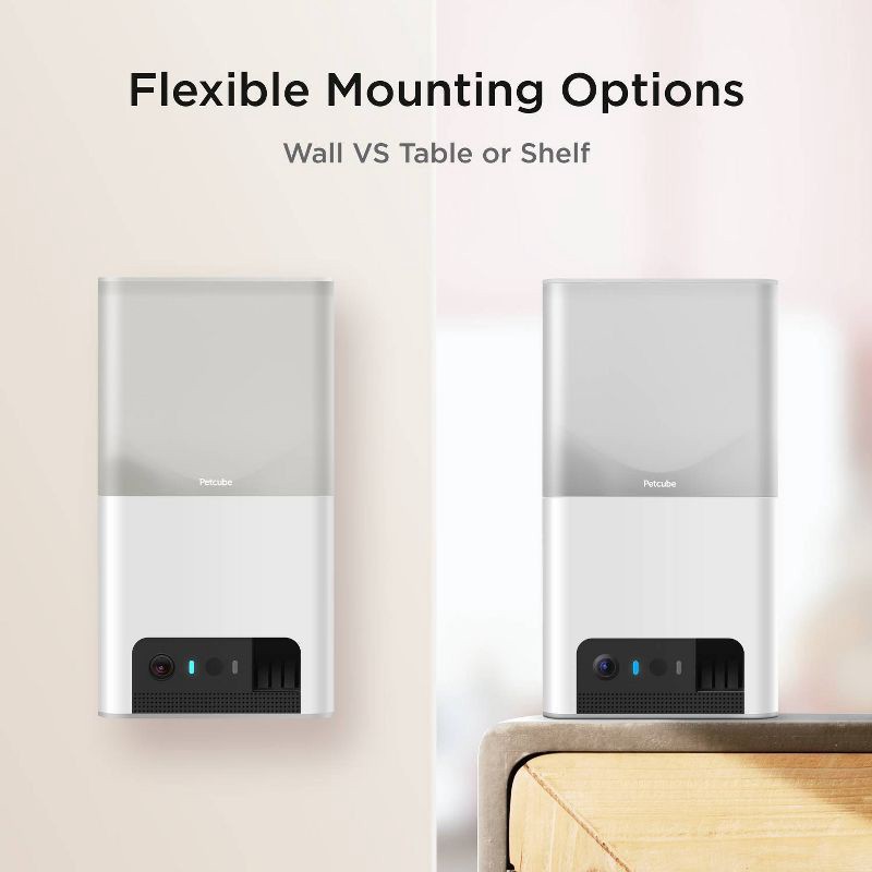 slide 7 of 7, Petcube Bites 2 Lite Interactive WiFi Pet Monitoring Camera with Phone App and Treat Dispenser, 1 ct