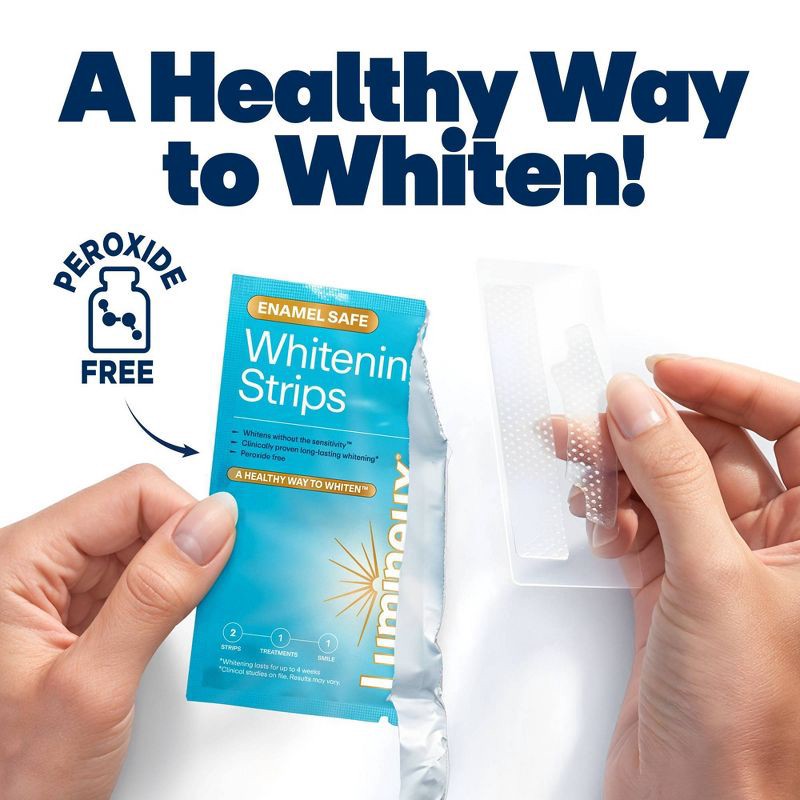 slide 5 of 8, Lumineux Tooth Whitening Strips - 7ct, 7 ct