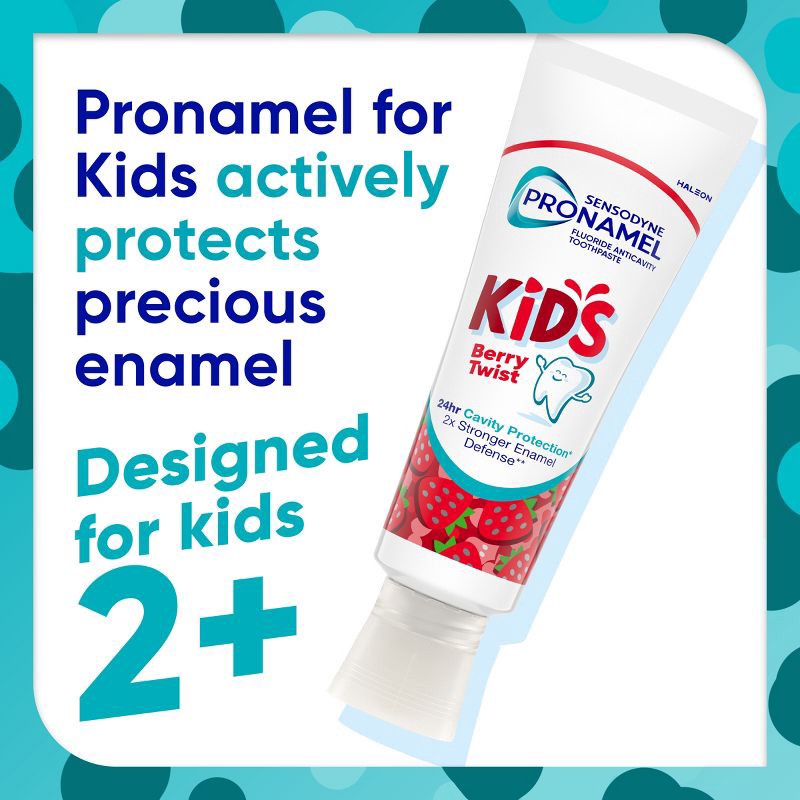 slide 2 of 14, Sensodyne Pronamel Kids Berry Twist - 4oz, 4 oz