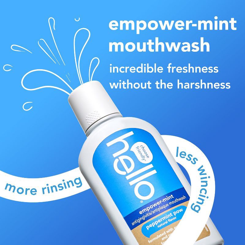 slide 2 of 12, hello Empower-Mint Fluoride Free and Alcohol Free Mouthwash - Peppermint - 16 fl oz, 16 fl oz