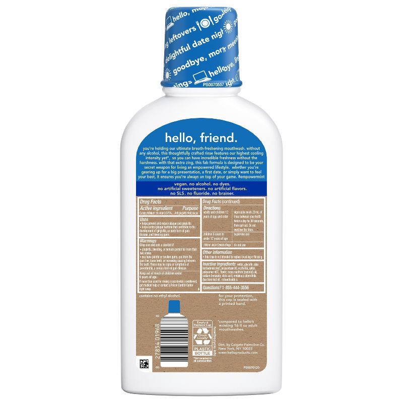 slide 9 of 12, hello Empower-Mint Fluoride Free and Alcohol Free Mouthwash - Peppermint - 16 fl oz, 16 fl oz