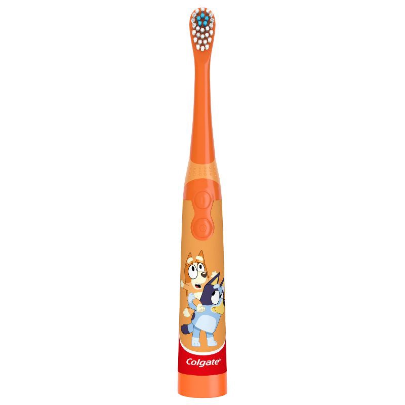 slide 11 of 13, Colgate Kids' Battery Toothbrush - Bluey Bingo - Extra Soft, 1 ct