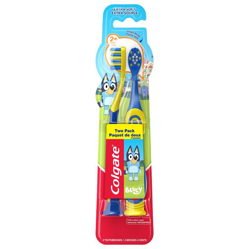 slide 8 of 11, Colgate Kids Bluey Manual Toothbrush Extra Soft - 2ct, 2 ct