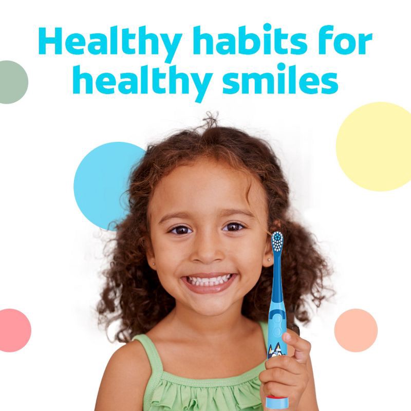 slide 4 of 14, Colgate Kids Bluey Cavity Protection Toothpaste with Fluoride - Mild Bubble Fruit Flavor - 4.6oz, 4.6 oz