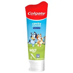Colgate Kids Bluey Cavity Protection Toothpaste with Fluoride - Mild Bubble Fruit Flavor - 4.6oz