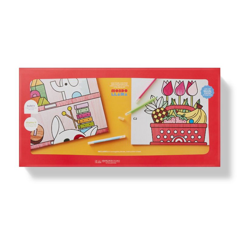 slide 4 of 4, Color-Your-Own Target Store Fort - Mondo Llama™, 1 ct