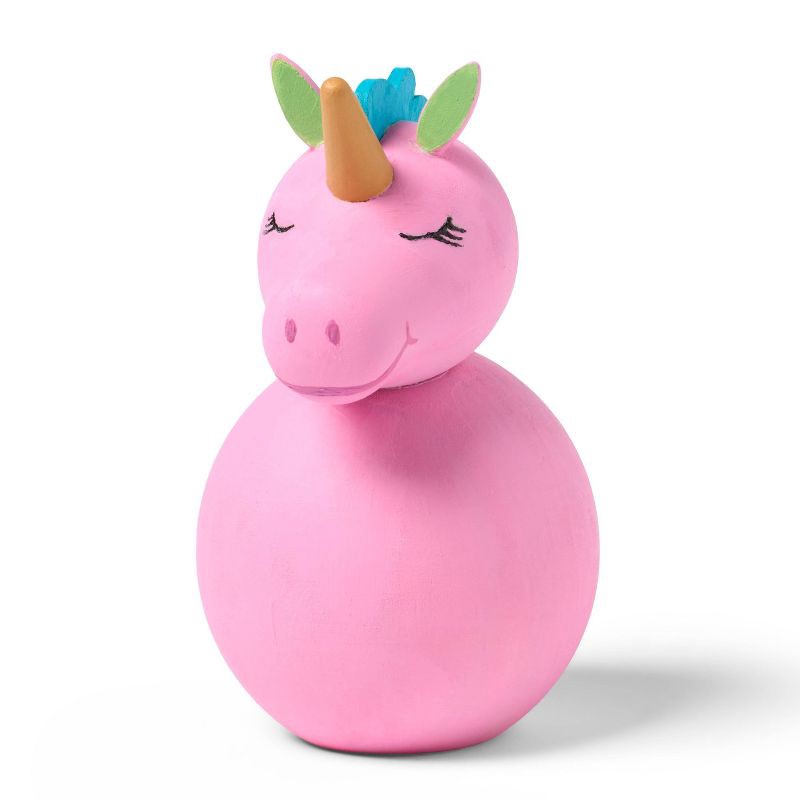 slide 3 of 3, Turned Wood Unicorn - Mondo Llama™, 1 ct