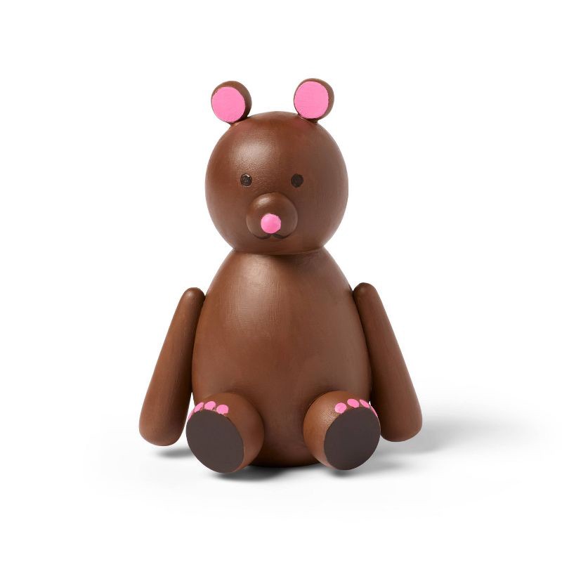 slide 3 of 3, Turned Wood Bear - Mondo Llama™, 1 ct