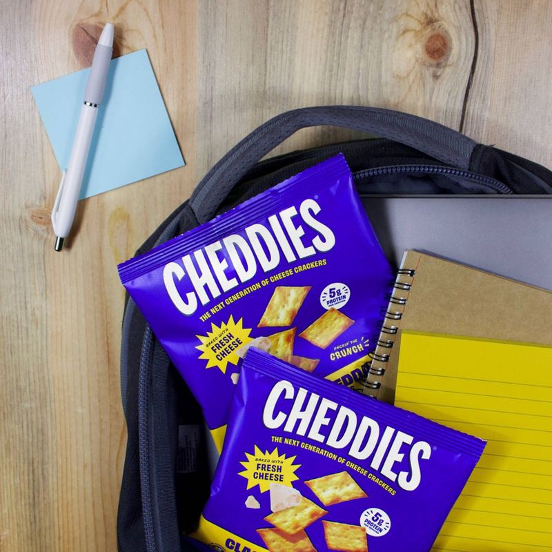 slide 4 of 4, Cheddies Classic Cheddar Cracker Multipack - 0.8oz/8ct, 0.8 oz, 8 ct