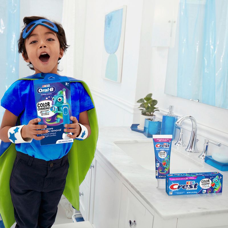 slide 11 of 16, Crest Kids' Advanced Color Changing Toothpaste - Strawberry - 4.2oz, 4.2 oz