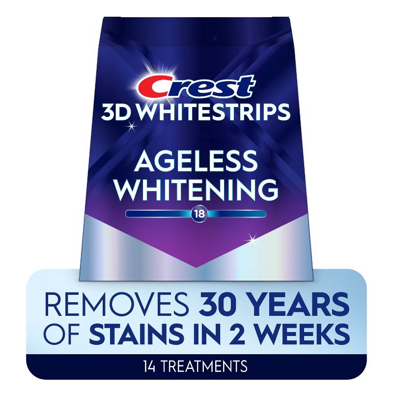 slide 11 of 11, Crest 3D Whitestrips Ageless Whitening Whitening Kit - 14ct, 14 ct